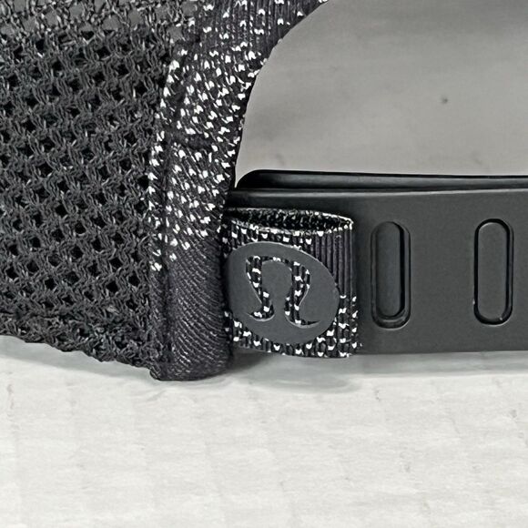 Lululemon Commission Hat Cap Mesh Adjustable Strapback Black/Gray Camo Unisex OS - Picture 12 of 13